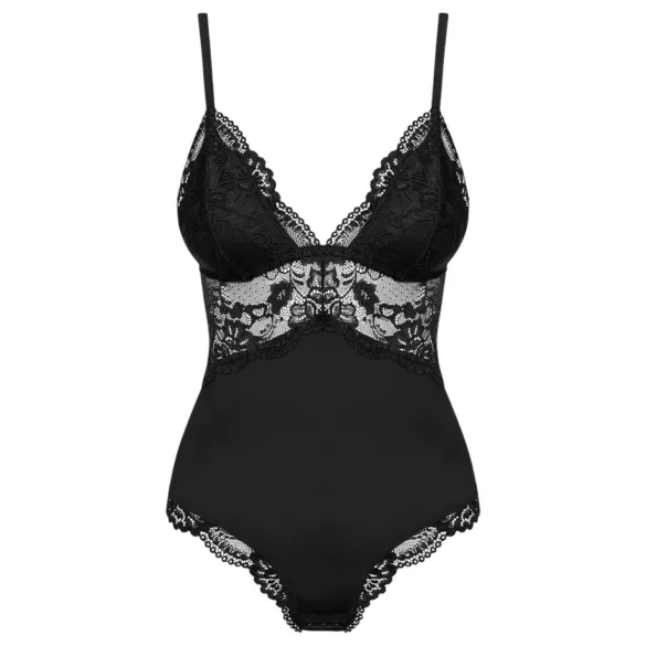 Obsessive - body rendado - preto - L/XL