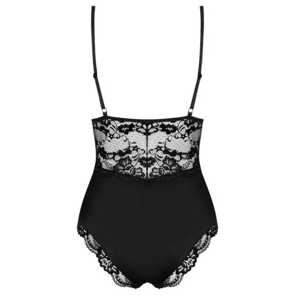 Obsessive - body rendado - preto - L/XL