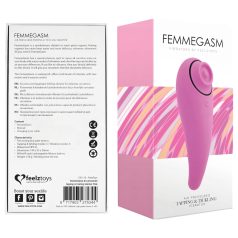   Feelztoys - vibrador clitóris e ponto G recarregável 2 em 1 - rosa