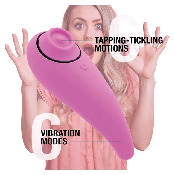 Feelztoys - vibrador clitóris e ponto G recarregável 2 em 1 - rosa