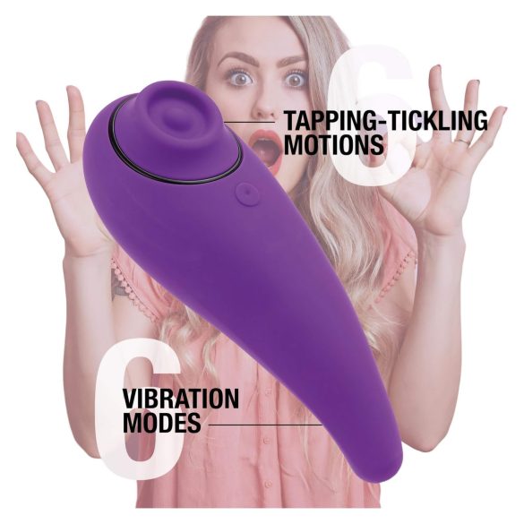 FEELZTOYS Femmegasm - vibrador clitóris 2 em 1 recarregável - roxo