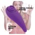 FEELZTOYS Femmegasm - vibrador clitóris 2 em 1 recarregável - roxo