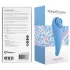 FeelzToys - vibrador clitóris e ponto G recarregável 2 em 1 - azul