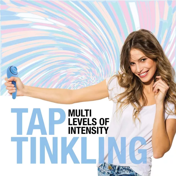 FeelzToys - vibrador clitóris e ponto G recarregável 2 em 1 - azul