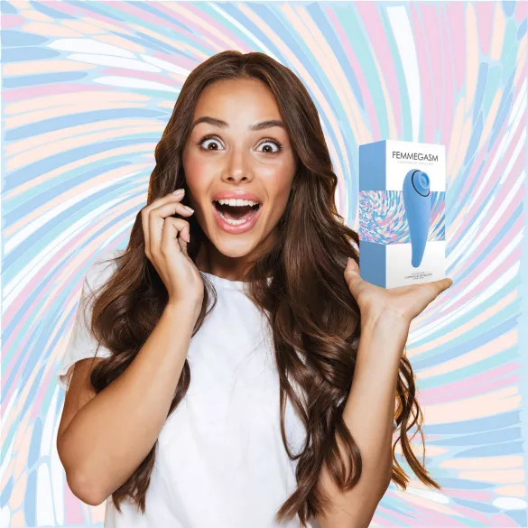 FeelzToys - vibrador clitóris e ponto G recarregável 2 em 1 - azul