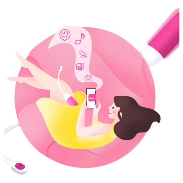 Magic Motion Vini - vibrador bullet app controle - recarregável laranja