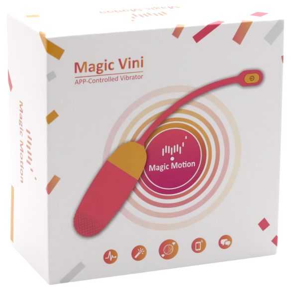Magic Motion Vini - vibrador bullet app controle - recarregável laranja