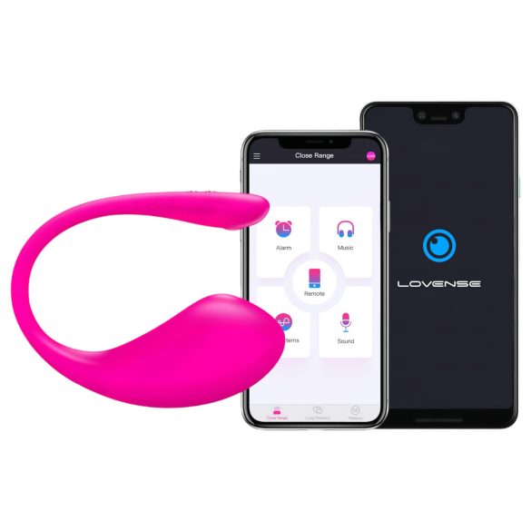 Lovense Lush 3 - vibro egg control app - silicone rosa