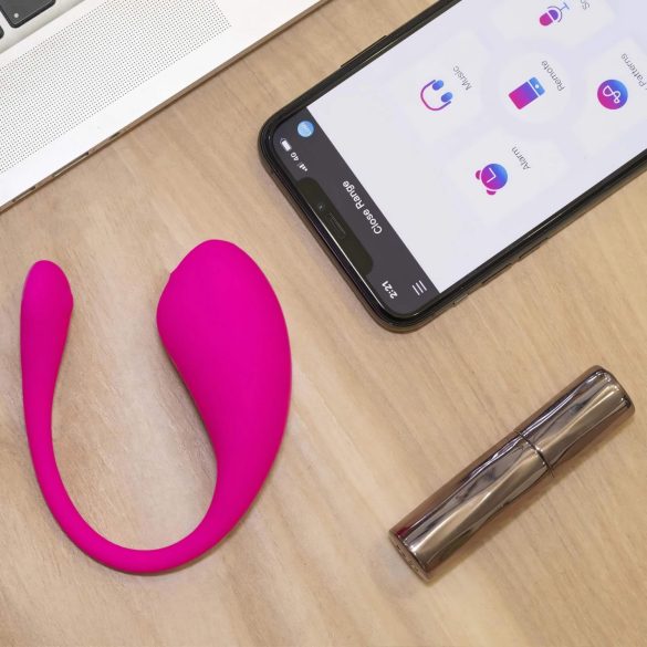 Lovense Lush 3 - vibro egg control app - silicone rosa