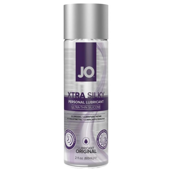 System JO Xtra Silky - lubrificante silicone com vitamina E - 60ml