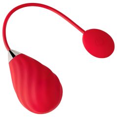   Magic Motion Sundae - ovo vibratório recarregável com app - silicone vermelho