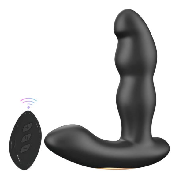 Aixiasia Hiross - vibrador anal giratório (preto)