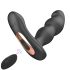 Aixiasia Hiross - vibrador anal giratório (preto)