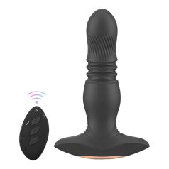   Aixiasia Roy - vibrador anal com controle remoto recarregável - preto