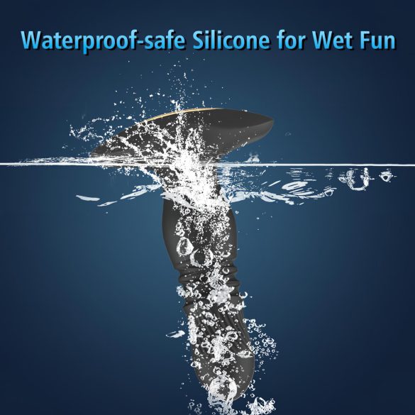 Aixiasia Roy - vibrador anal com controle remoto recarregável - preto