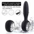 Aixiasia Dylon-Remote - vibrador anal com controle remoto recarregável preto