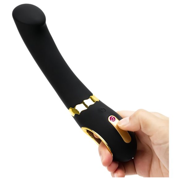 Nomi Tang Getaway Plus 2 - Vibrador recarregável Ponto G (preto e dourado)