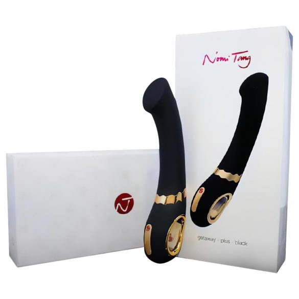 Nomi Tang Getaway Plus 2 - Vibrador recarregável Ponto G (preto e dourado)