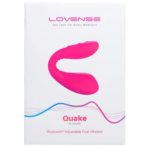 Lovense Dolce - vibrador para casal controlado por app - silicone rosa