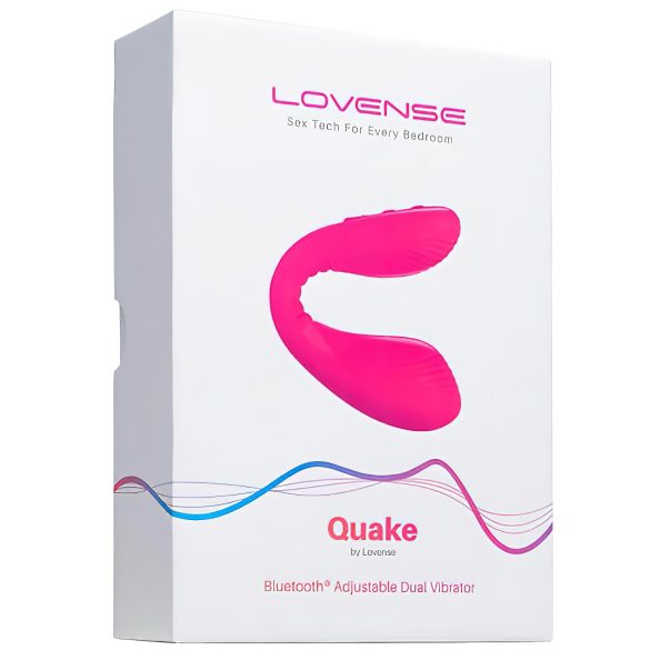 Lovense Dolce - vibrador para casal controlado por app - silicone rosa