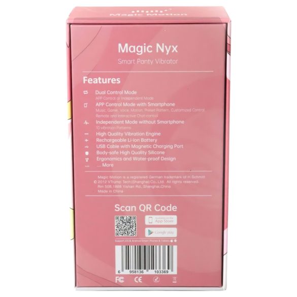 Magic Motion Nyx - vibrador clitóris à prova d'água - coral