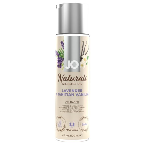 System JO - óleo de massagem - lavanda baunilha - 120ml