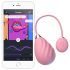Magic Motion Sundae - ovo vibrador recarregável controle app silicone rosa