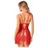 Obsessive Claussica - babydoll e tanga (vermelho) - XL/XXL