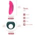 Magic Motion - vibrador casal com controle - silicone rosa/verde