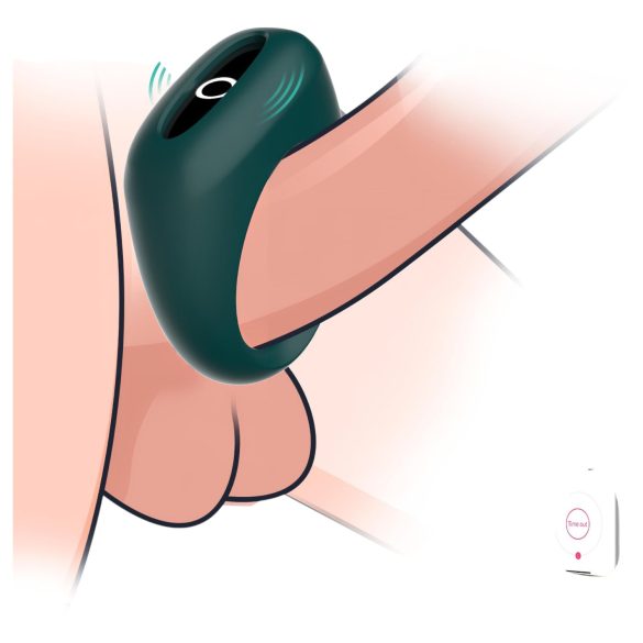 Magic Motion - vibrador casal com controle - silicone rosa/verde