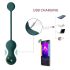 Magic Motion Crystal Duo - bolas kegel inteligentes - verde