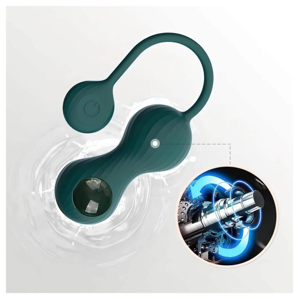 Magic Motion Crystal Duo - bolas kegel inteligentes - verde