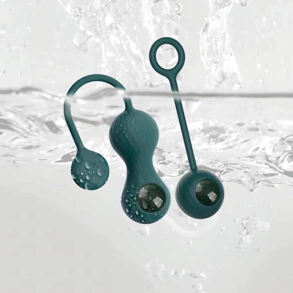 Magic Motion Crystal Duo - bolas kegel inteligentes - verde