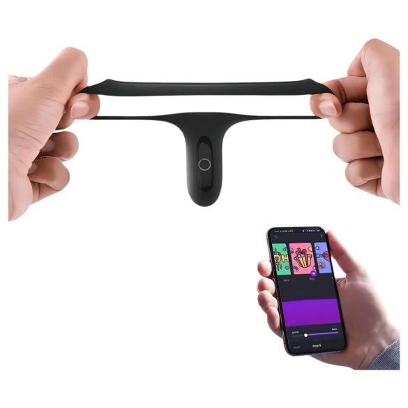 Magic Motion Rise - anel peniano vibratório recarregável inteligente - preto