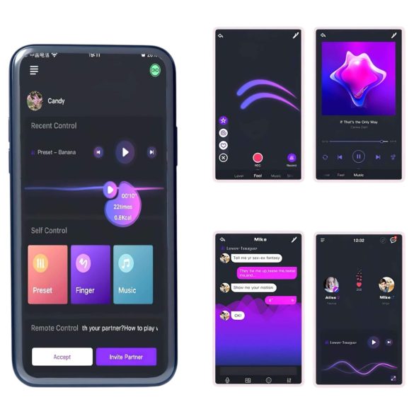 Magic Motion Rise - anel peniano vibratório recarregável inteligente - preto