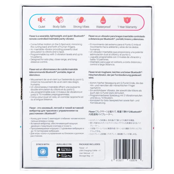 LOVENSE - Vibrador 2 em 1 para calcinha recarregável - rosa