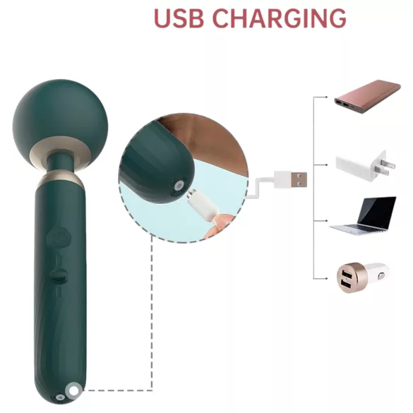 Magic Motion Zenith - Vibrador massageador controlado por app (verde)