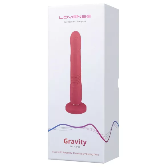 LOVENSE Gravity - vibrador recarregável com movimento de vaivém (vermelho)
