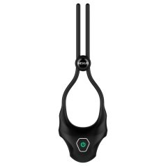   Nexus Forge - anel peniano vibratório ajustável - silicone preto