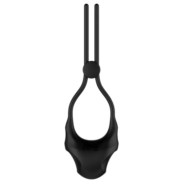 Nexus Forge - anel peniano vibratório ajustável - silicone preto
