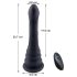 Wilson - vibrador com movimento ondulante - silicone preto