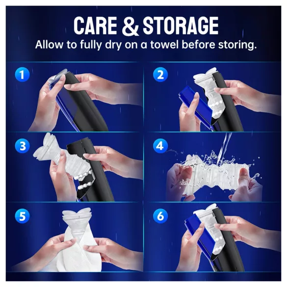 Magic Motion Xone - Masturbador controlado por app, para homens (azul)