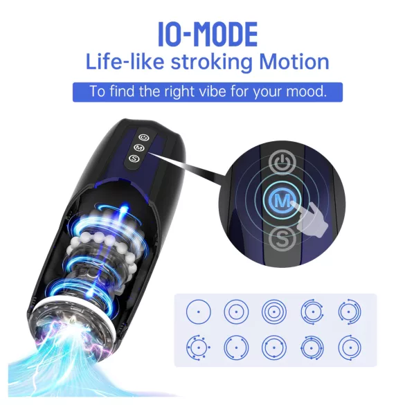 Magic Motion Xone - Masturbador controlado por app, para homens (azul)