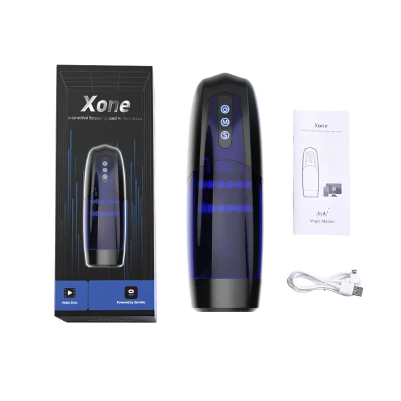 Magic Motion Xone - Masturbador controlado por app, para homens (azul)