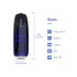 Magic Motion Xone - Masturbador controlado por app, para homens (azul)