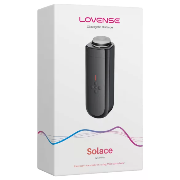 LOVENSE Solace - masturbador masculino automático movimento vertical - preto