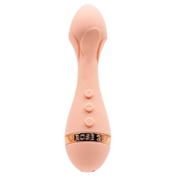 Vush The Rose 2 - vibrador massajador recarregável à prova d'água - rosa