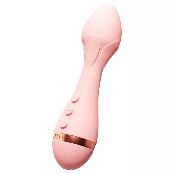 Vush Fleur - vibrador massageador recarregável e à prova d’água (rosa)