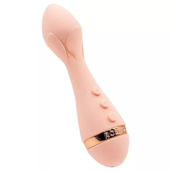 Vush Fleur - vibrador massageador recarregável e à prova d’água (rosa)