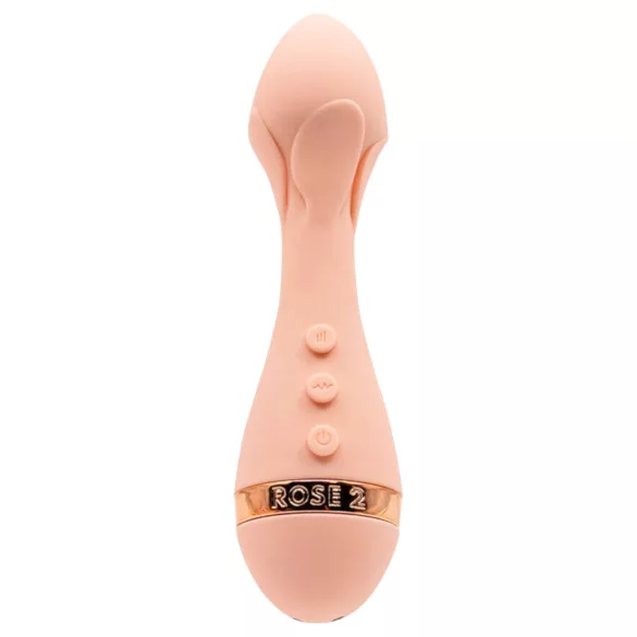 Vush Fleur - vibrador massageador recarregável e à prova d’água (rosa)